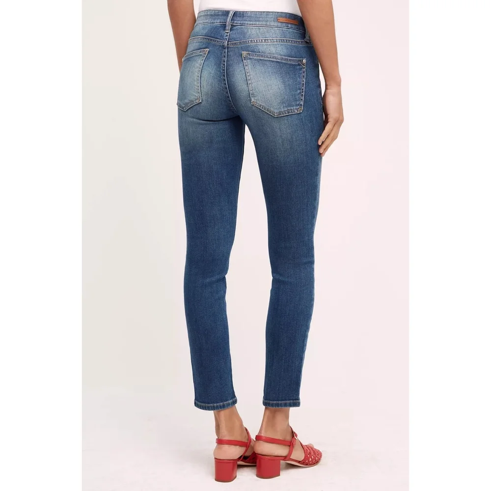 Pilcro Stet Mid Rise Jeans Cropped Ankle Size 26 Stretch